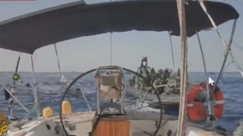 গাজামুখি মানবিক বহরের শেষ নৌকাটিও আটকে দিল ইসরায়েল