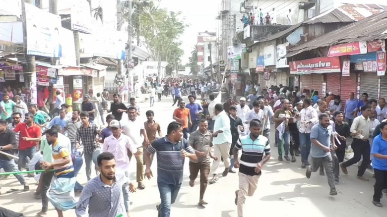 ভোলায় বিএনপি-বিজেপি সংঘর্ষ, আহত ৫০