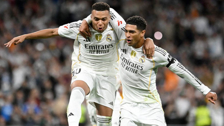 এবমাপ্পের জোড়া গোলে উজ্জল রাত কাটাল রিয়াল...